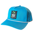 Draw It Out® Performance Snapback Hat in blue with mesh back and rope detail – breathable and adjustable equestrian cap.

