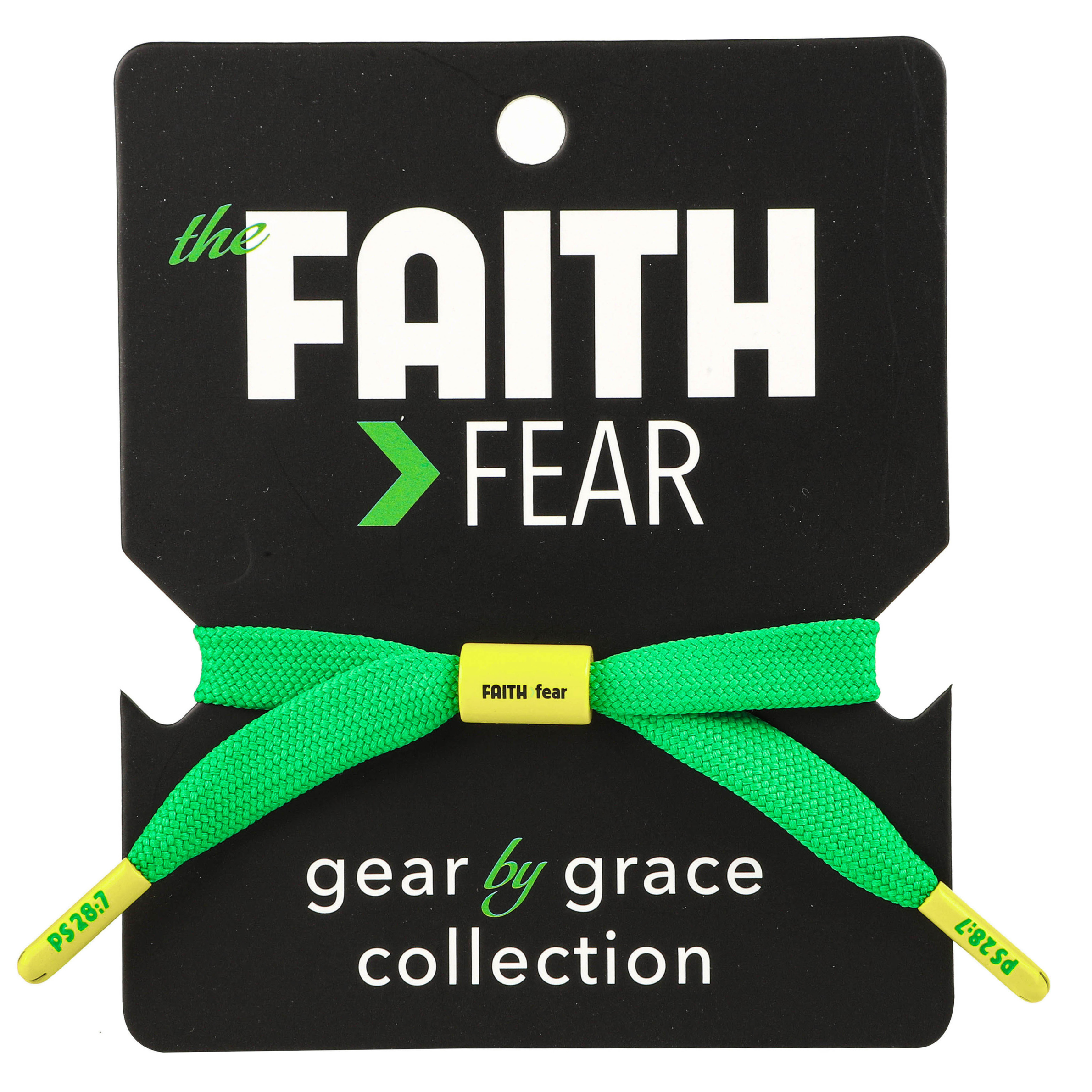 Hope Green LaceBand bracelet option for the Faith > Fear bundle