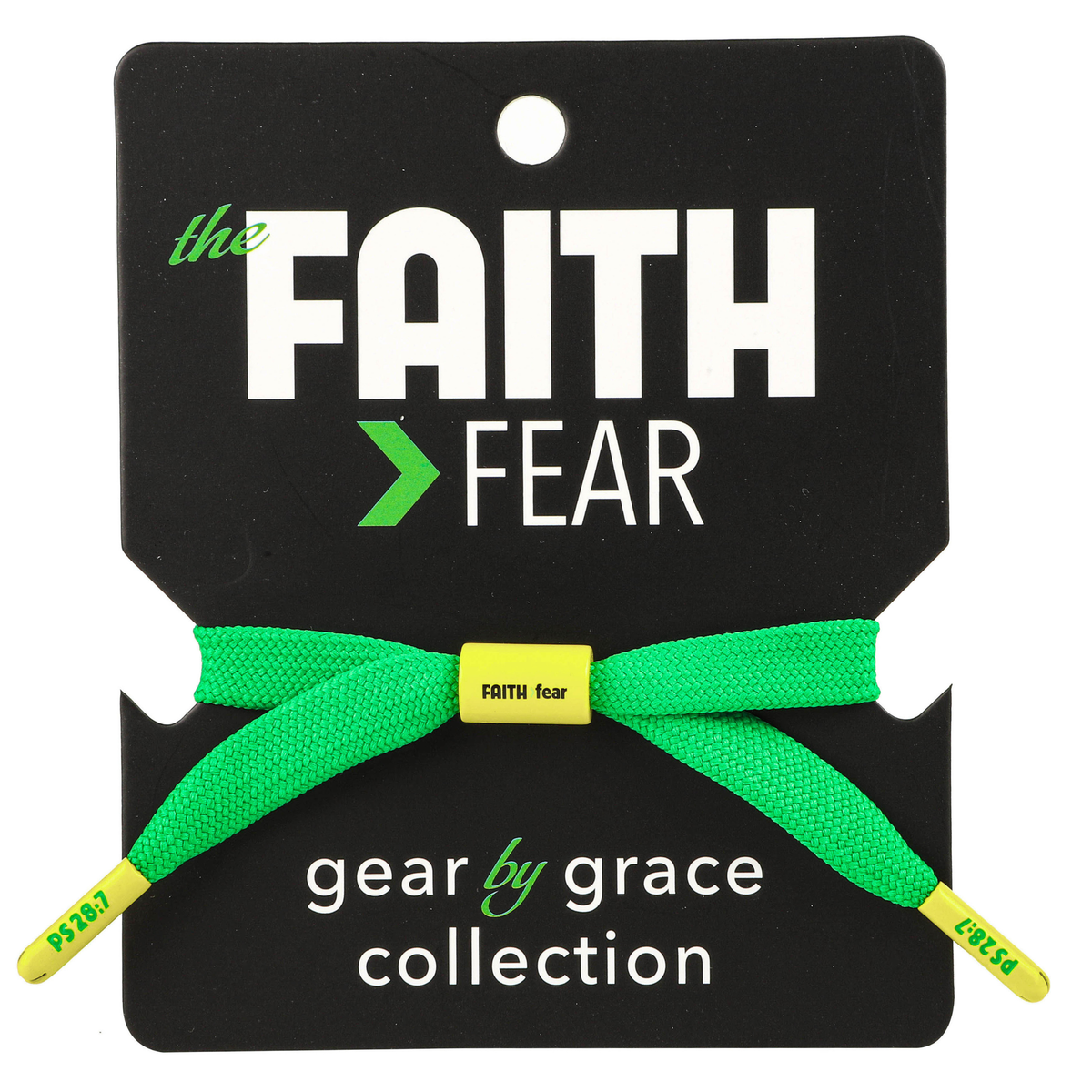 Hope Green LaceBand bracelet option for the Faith > Fear bundle