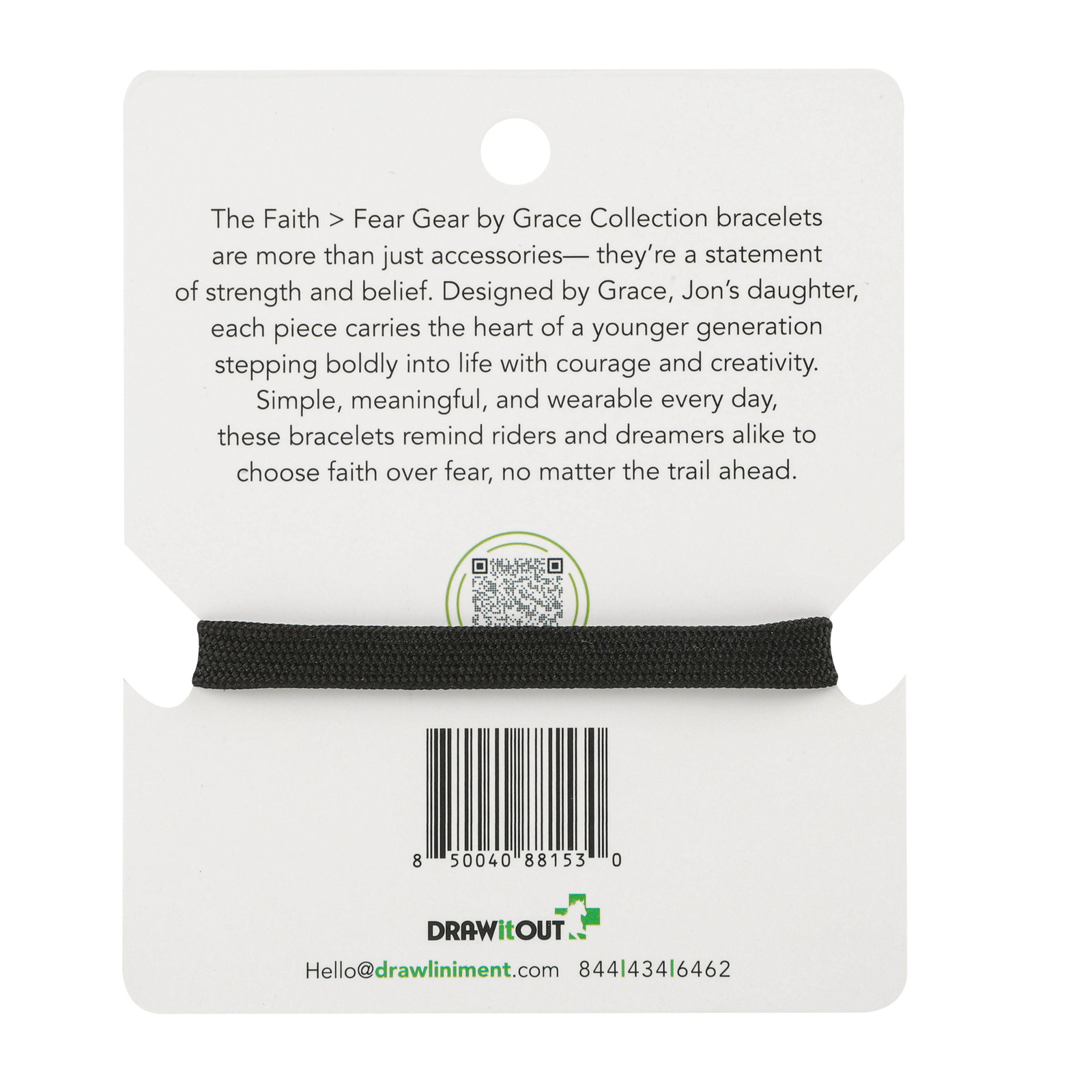 FAITH > FEAR LaceBand™ Bracelet — Gear by Grace Collection