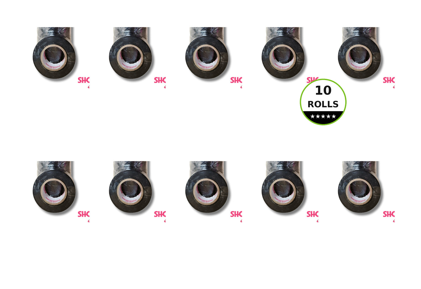 ShowBarn Secret® Black Braiding Tape 10 Roll Value Pack