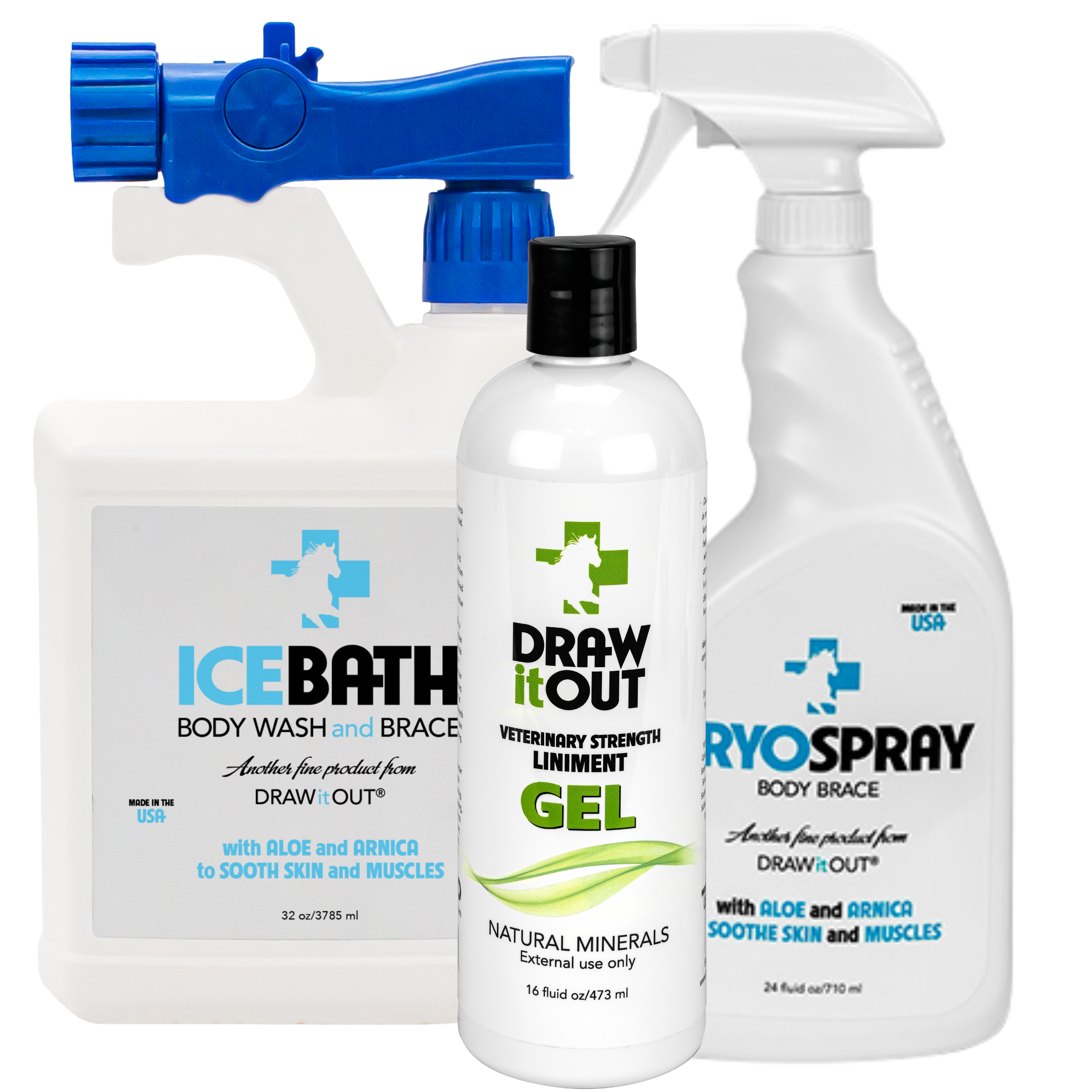 Cowboy Up & Cool Down Bundle – Pre/Post Ride Recovery | Draw It Out®