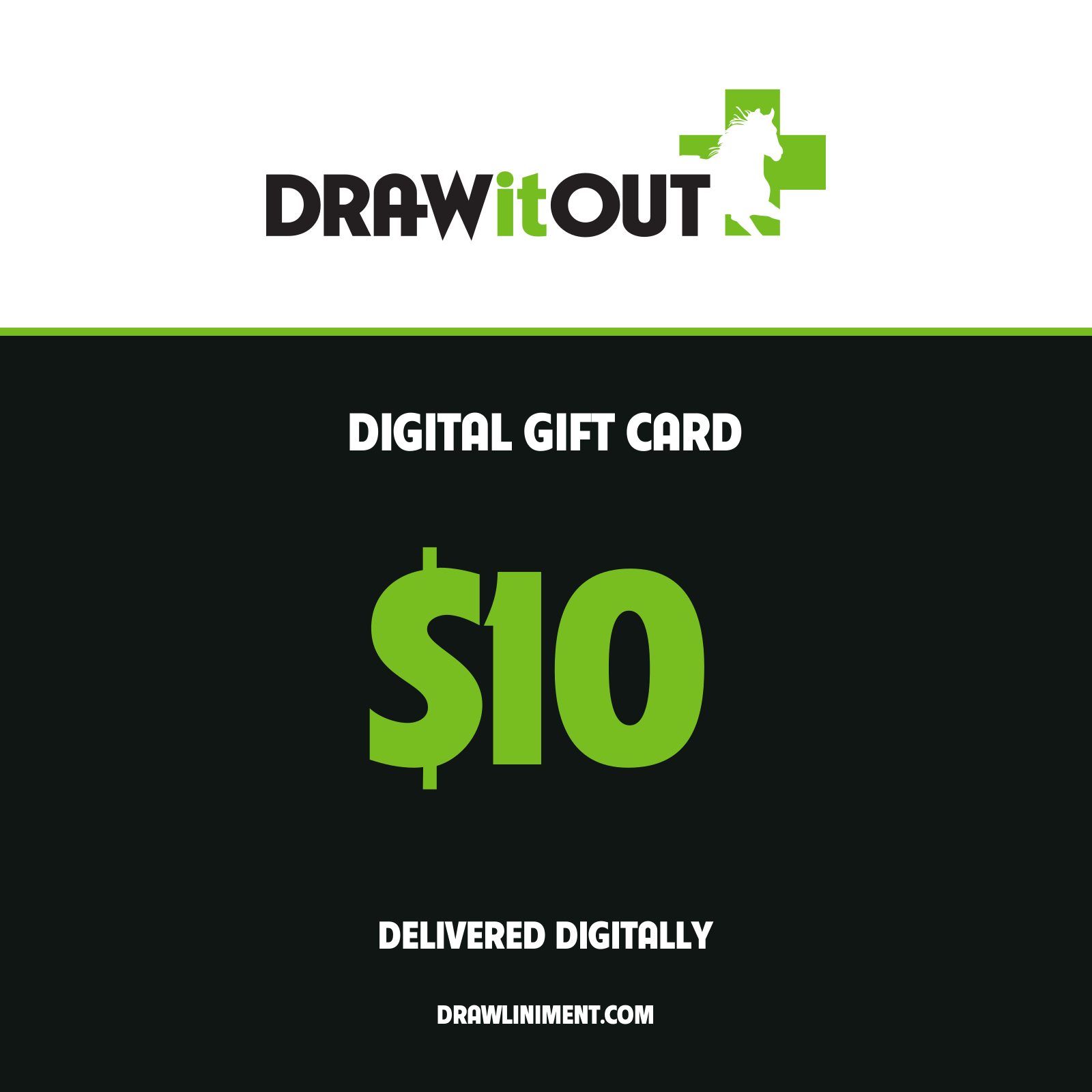 Draw It Out $10 digital gift card. Delivered digitally.
