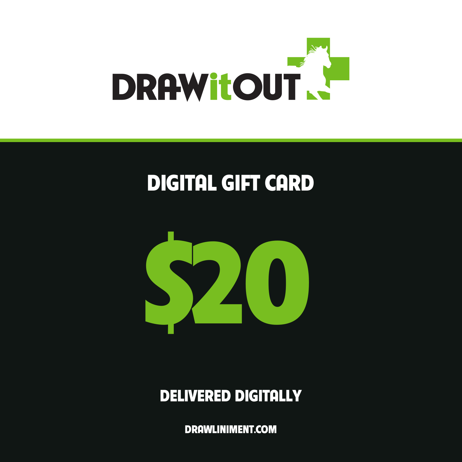 Draw It Out $20 digital gift card. Delivered digitally.