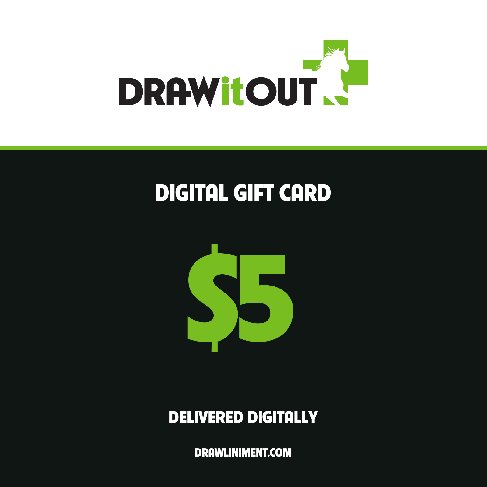 Draw It Out $5 digital gift card. Delivered digitally.