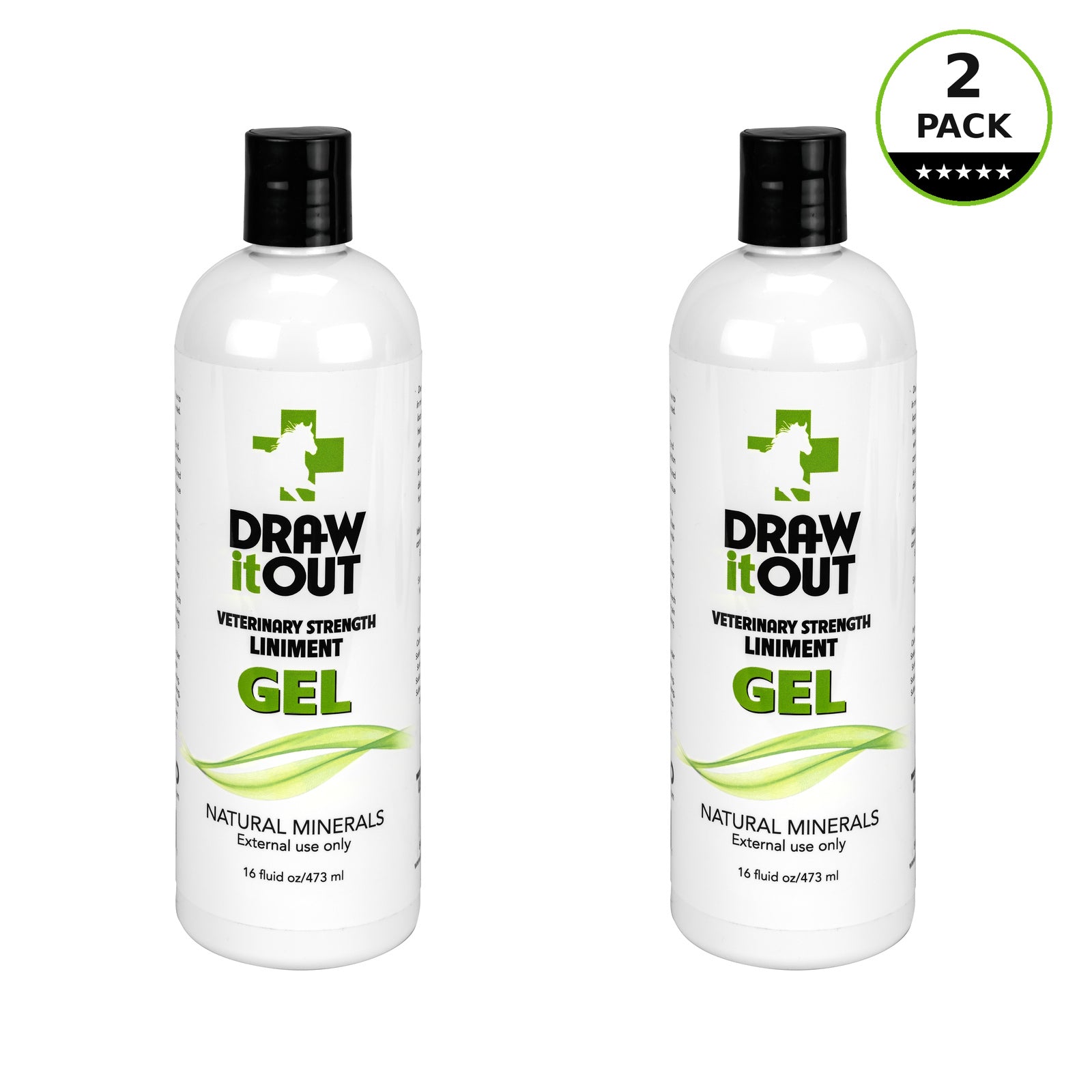 Draw It Out® 16oz Liniment Gel 2 Pack