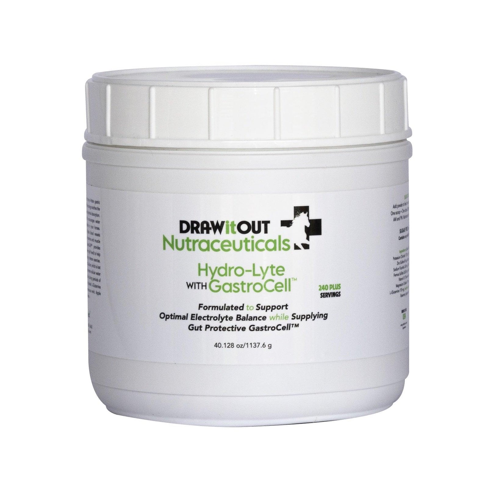 Hydro-Lyte horse electrolyte support from Draw It Out for spring hydration and recovery routines