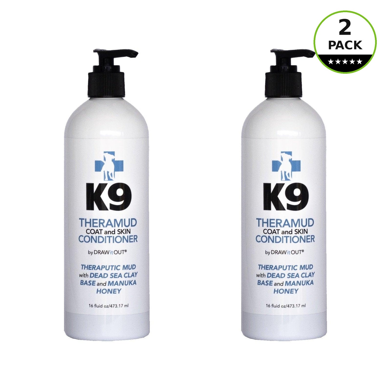 Draw It Out® K9 TheraMud™ 16oz 2 Pack