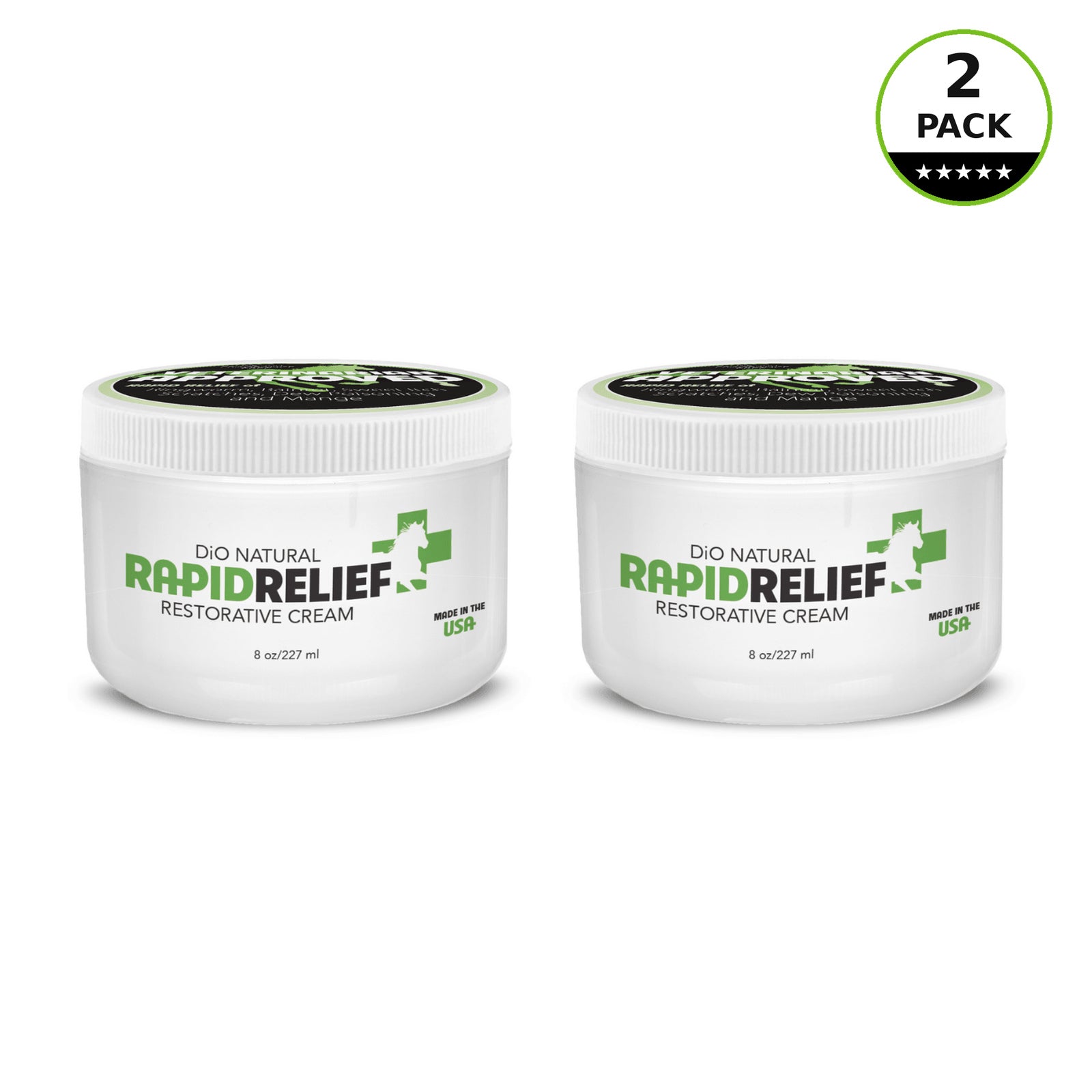 Rapid Relief Restorative Cream 8oz 2 Pack