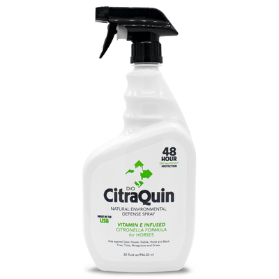 Citraquin® Environmental Defense Spray 32oz | Naturally Derived Fly Spray for Horses