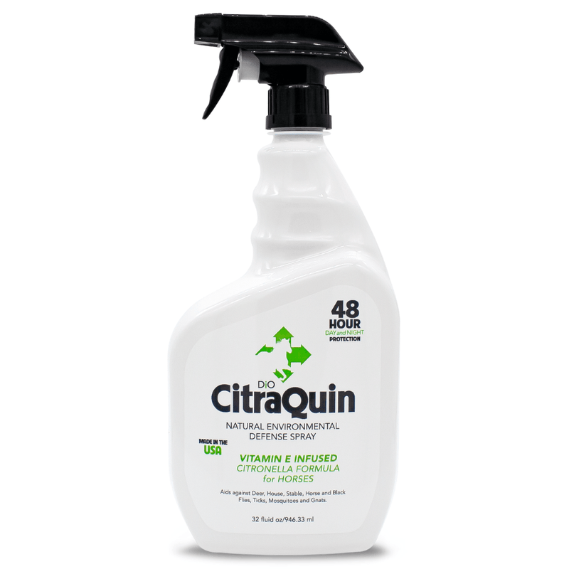 Citraquin® Spray Protecteur Environnemental 946 ml | Répulsif Naturel Contre les Mouches pour Chevaux