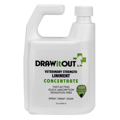 Draw It Out® 32oz Liniment Concentrate | Mix for Spray and Wraps