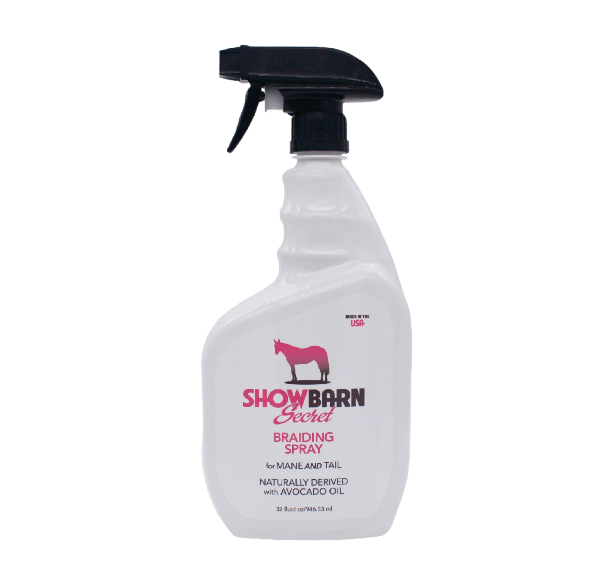 ShowBarn Secret Braiding Spray bottle on a white background